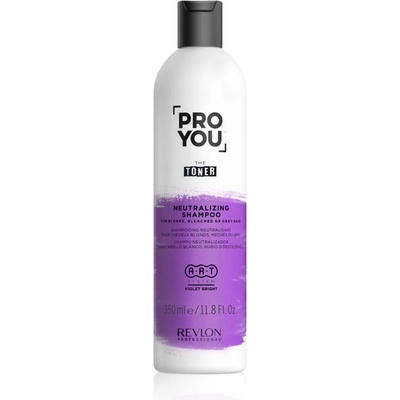 Revlon Pro You The Toner шампоан, неутрализиращ жълтите нюанси за руса и сива коса 350ml