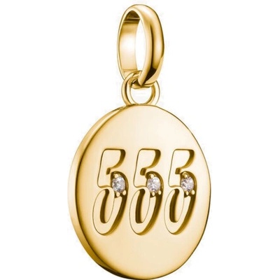 Thomas Sabo connect prívesok charm Angel number 555 with stones gold-plated CC1252 414 14