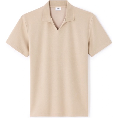 Celio polo tričko Gehair pánské krémová