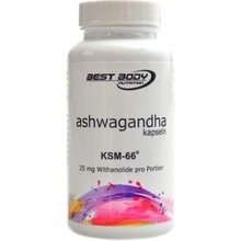 Best Body nutrition Ashwagandha KSM-66 60 kapslí 25mg withanolide