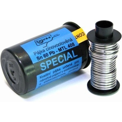 HADEX Cín, pájka trubičková 1,0mm 50g 99,3%Sn 0,7%Cu+tavidlo MTL568 - bezolovnatá