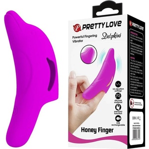  Мощен фингъринг вибратор, 10 режима - Delphini Honey Purple (DEBRA01560)