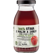 Zdravo 100% malina a jablko 200 ml