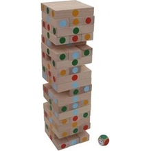 Mik Toys Jenga věž barevná