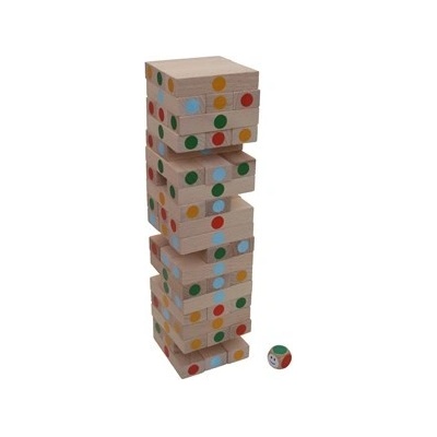 Mik Toys Jenga věž barevná