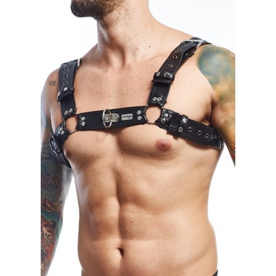 MOB Eroticwear Dngeon Harness Belts Black