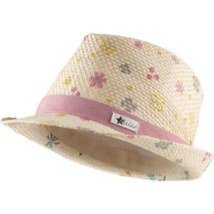 Sterntaler Детска шапка Sterntaler Kid's Straw Hat - Flowers Hat - Sand - размер 47 cm (904-5892-0111)