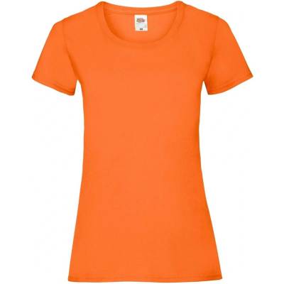 Oranžové tričko Fruit of the Loom Valueweight oranžová