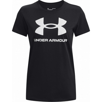 Under Armour Dámske tričko Rival Logo SS čierna