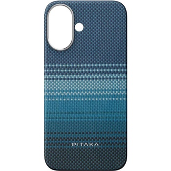 PITAKA Magsafe Калъф за iPhone 16, Pitaka Edge Case Moonrise, Син (KI1601M)