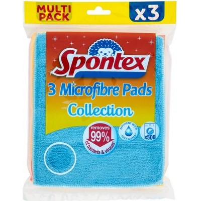 Spontex Microfibre Collection Utierky Z Mikrovlákna 3 ks