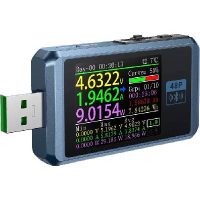 FNIRSI FNB48P BT Tester USB portů s Bluetooth
