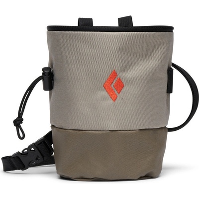 Black Diamond Mojo Zip Chalk Bag M/L svetlosivá