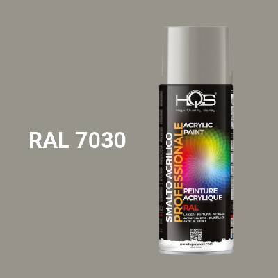HQS akrylová farba v spreji 400 ml RAL 7030 lesklá