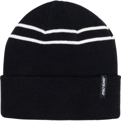 Santa Cruz Double Stripe beanie Black