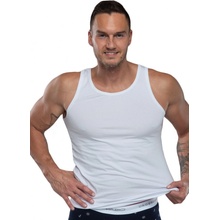 Fabio pánské jednobarevné tílko vzor 02 bílá