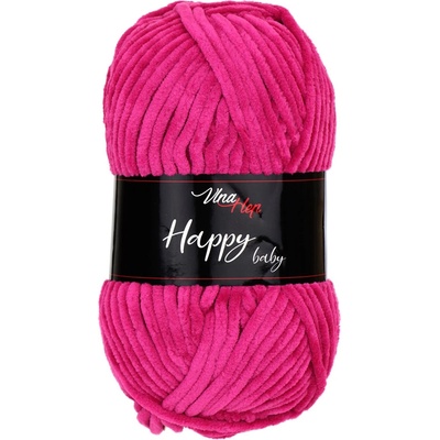 Vlna-hep Příze Happy baby - žinylka Happy baby: 41103 Růžová - magenta