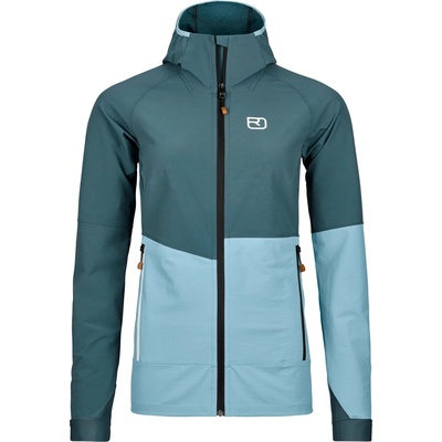 Ortovox Дамско софтшел яке Ortovox Women's Punta Berrino Hooded Jacket Softshell jacket - Dark Arctic Grey - размер XS (103-2381-0111)