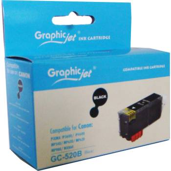 Compatible Pgi-520 Съвместима мастилена касета (черна)с чип