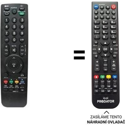 Dálkový ovladač Predátor LG 42LH3000-ZA – Hledejceny.cz