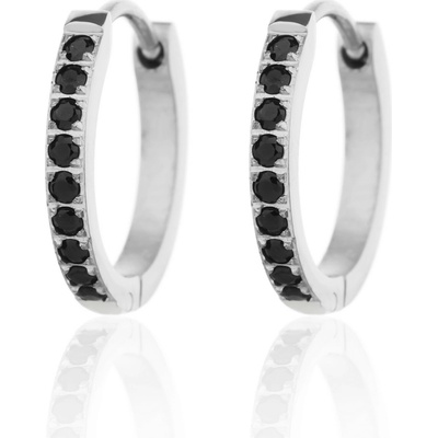 Jan Kos jewellery náušnice z oceli STA-7223/SB00