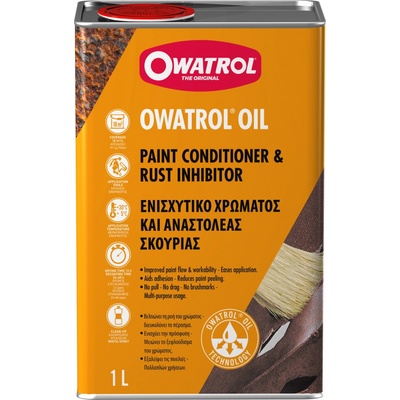 OWATROL OIL zastaví rez a přilne na všechny povrchy 1L