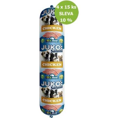 Juko Salami Chicken kuřecí 4 x 15 x 1 kg