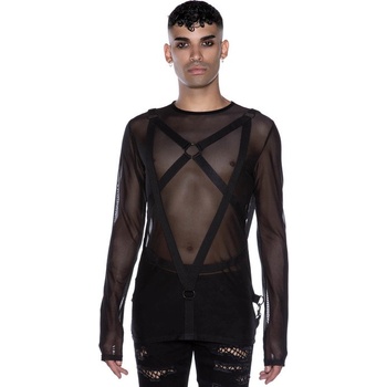 Killstar tričko Elysium Fishnet černá