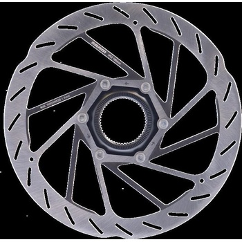 Sram DB HS2 Centerlock 180 mm stríbrná