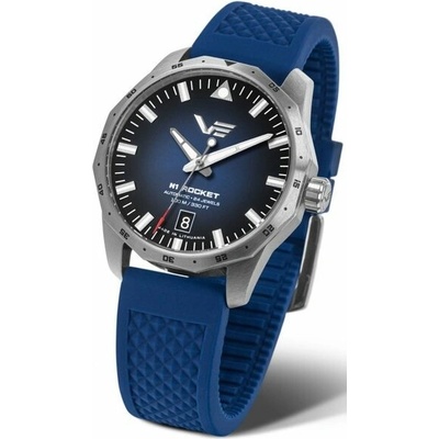 Vostok Europe NH35/125A748 - modrý gumový řemínek