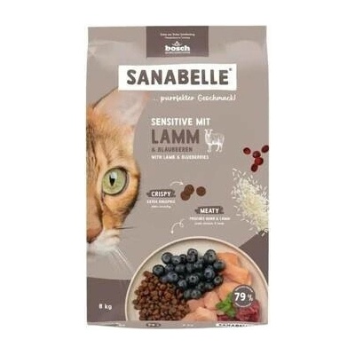 SANABELLE Sensitive Jehněčí pro kočky s citlivým zažíváním 8 kg