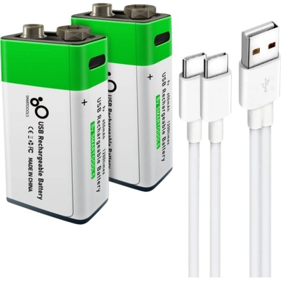 Smartools USB-C dobíjení kapacita 650mAh 2 ks 661352