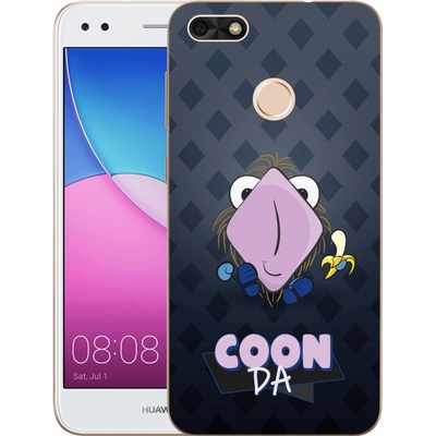 Picasee silikonové Huawei P9 Lite Mini - COONDA chlupatka - tmavá čiré – Zboží Mobilmania