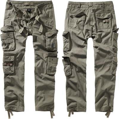 Brandit Pure Slim Fit Trousers kapsáče olivová – Zbozi.Blesk.cz