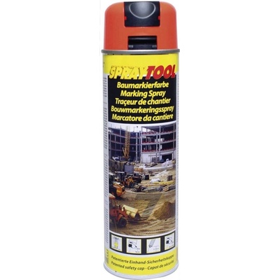 Motip SprayTool stavebna značkovacia farba oranžová 500ml