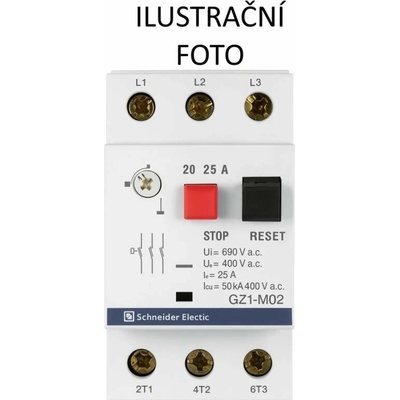 Motorový vypínač Schneider Electric 400 V IP20 0,25 A