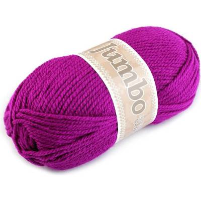Prima-obchod Pletací příze Jumbo 100 g, barva 15 (947) vínová fuchsie