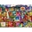Wooden City - Puzzle Treasure Hunt Bookshelf wooden - 1 000 piese