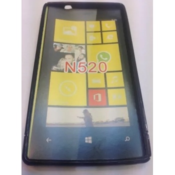 Nokia Силиконов калъф за Nokia Lumia 520 черен