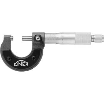 Kinex KI7002 Mikrometer strmeňový 0,01 mm 0-25 mm