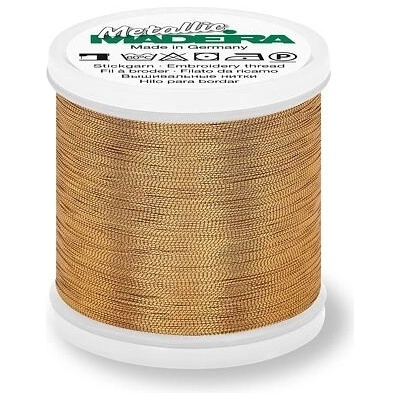 Vyšívací nit Madeira Metallic Smooth 40 (200m) barva 307 fine gold