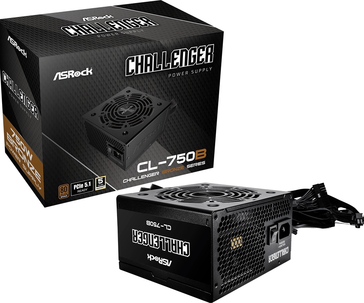 ASRock Challenger 750W 80 PLUS Bronze (90-UXC075-BNEAAA)