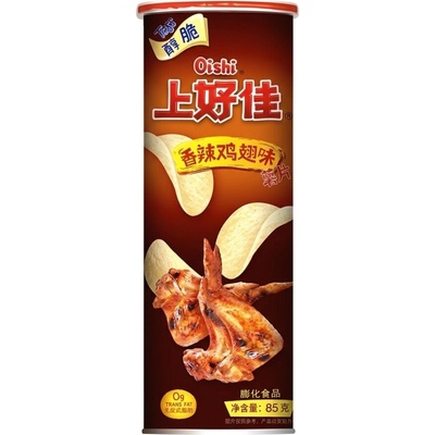 Oishi Spicy Chicken Wing Cripsy Potato Chips 85 g