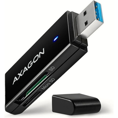 Slim super-speed USB 3.2 Gen 1 card reader with a direct USB-A connector (CRE-S2N)