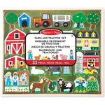 Melissa & Doug - Дървен комплект за игра - Създай ферма (14800)