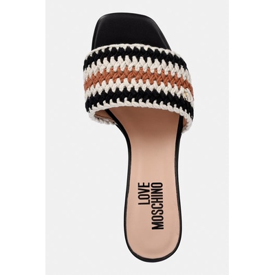 Love Moschino чехли обувки с нисък ток дамски (JA28225G0OJQA00A)