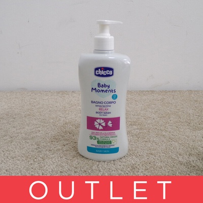 CHICCO Šampón na telo s dávkovačom Baby Moments Relax 93% prírodných zložiek 500 ml