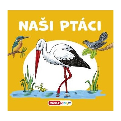 Harmonikové leporelo Naši ptáci