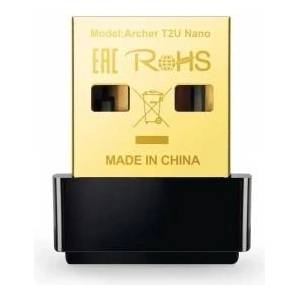 TP-Link Wireless USB Wi-Fi Nano Adapter Archer T2U Black EU