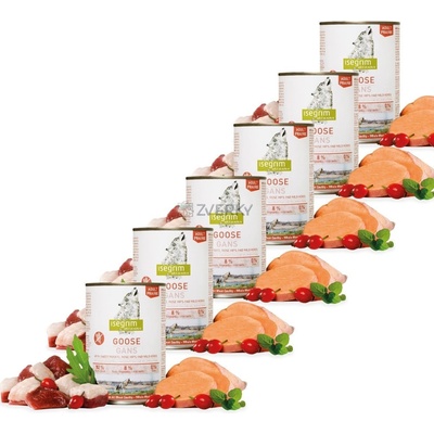 Isegrim Dog Adult Goose with Sweet Potato Rose Hip & Wild Herbs 6 x 400 g